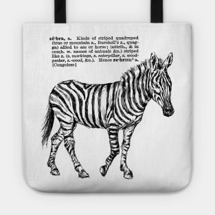 Zebra Print Tote