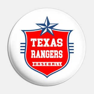 Texas Rangers Label Pin