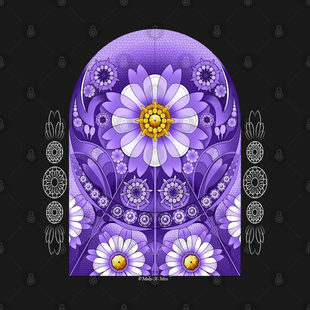 Stainglass Spring Equinox - Violet Edition by Make-It-Mico