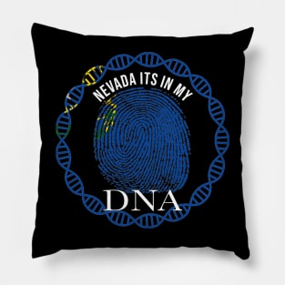 Nevada Its In My DNA - Nevadan Flag - Gift for Nevadan From Nevada Pillow