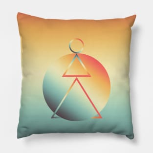 Geometric Shape Composition Pillow