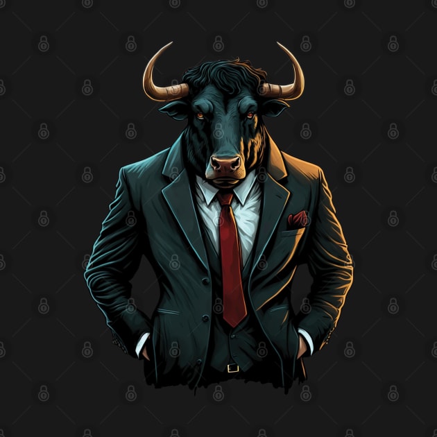 Suited for Success the Business Bull by RailoImage