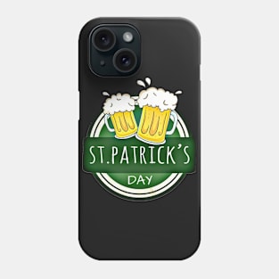 symbol of patrick day and irish flag Phone Case