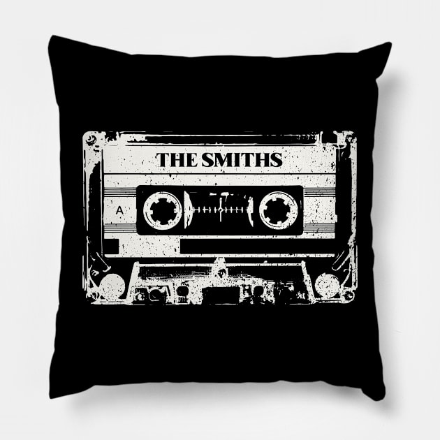 The Smiths Cassette Tape Pillow by graphictone