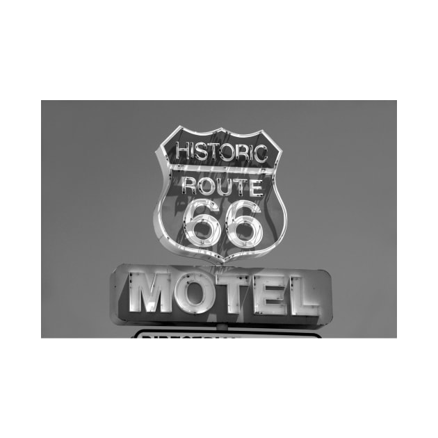 Route 66 motel sign by dltphoto