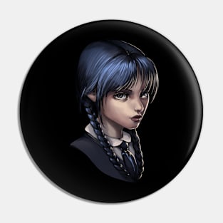 Wednesday Addams Pin