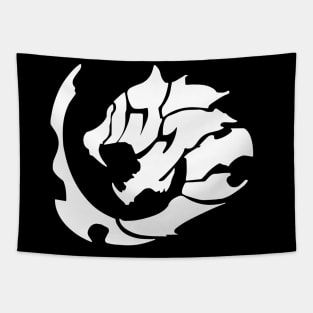 White Tiger Guild Symbol Tapestry