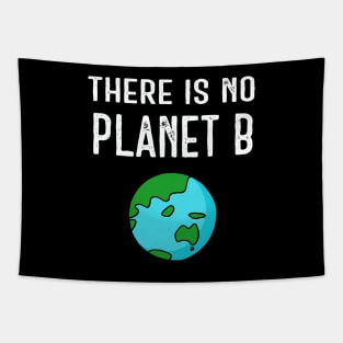 There Is No Planet B (Vivid) - White Text Tapestry