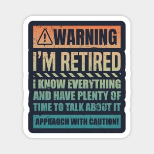 Retirement Design For Men Women Retiree Retired Retirement Magnet