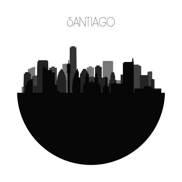 Santiago Skyline by inspirowl