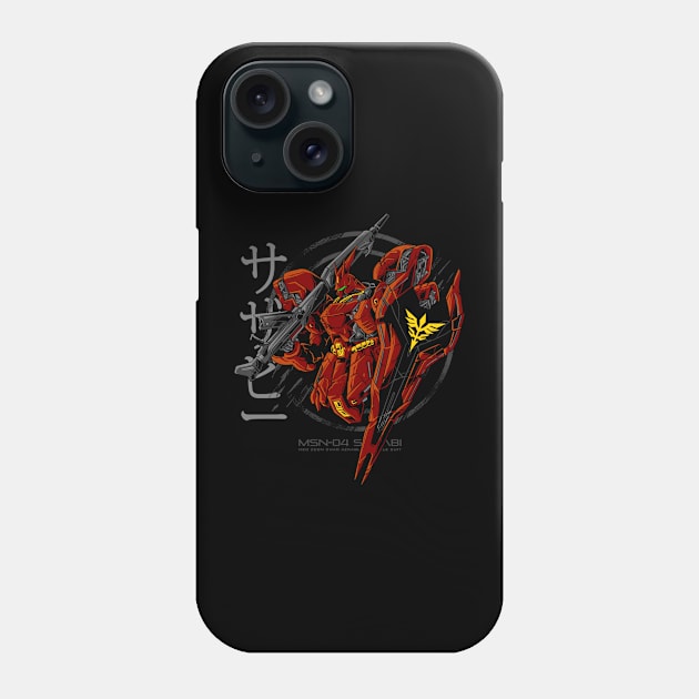 curse of sazabi Phone Case by spoilerinc