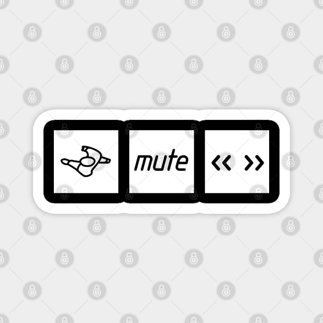 Mute Records Magnet by Timeless Chaos