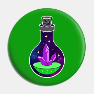 Crystal potion Pin