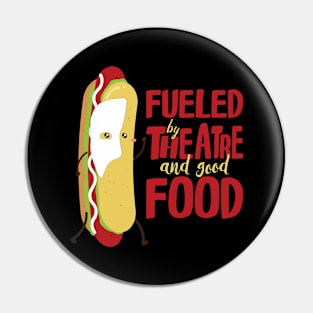 Theater Musical Broadway Eating Pin