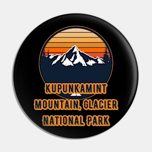 Kupunkamint Mountain, Glacier National Park Pin