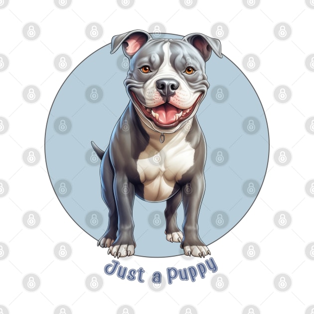 Just a Puppy - American Pit Bull Terrier by Peter the T-Shirt Dude