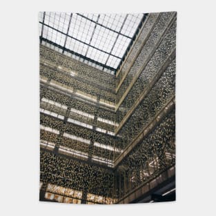 Bobst Library NYU Geometric Architecture Tapestry