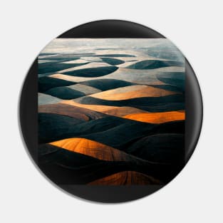 Metallic sandy desert painting Pin