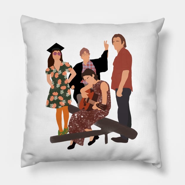 Reality Bites Graduation Pillow by rachaelthegreat
