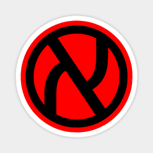 Jewish Anarchist Symbol Magnet