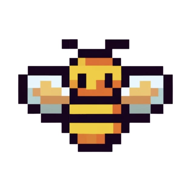 Cute Bee Pixel Art by christinegames