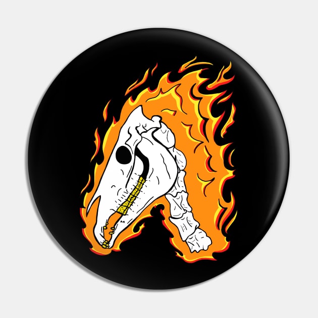 Nightmare Skull Pin by SNK Kreatures