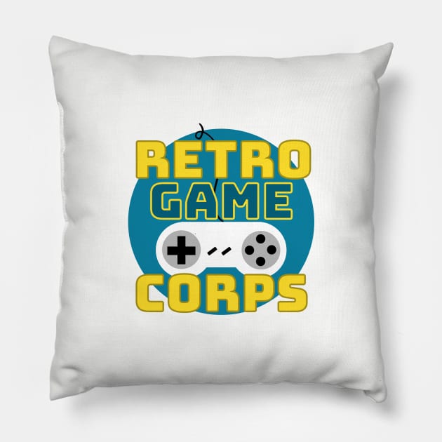 Retro Game Corps Pillow by Retro Game Corps