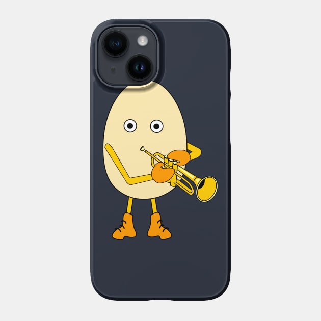 Trumpet Egghead Trumpet Phone Case TeePublic