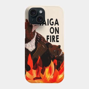 Taiga on fire #2 Phone Case