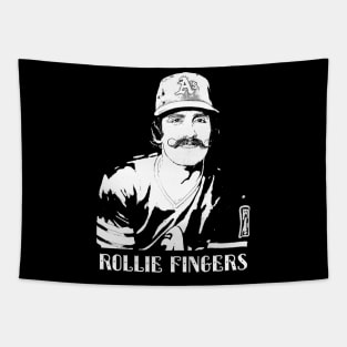 Retro Rollie Fingers 80s Style Classic Tapestry