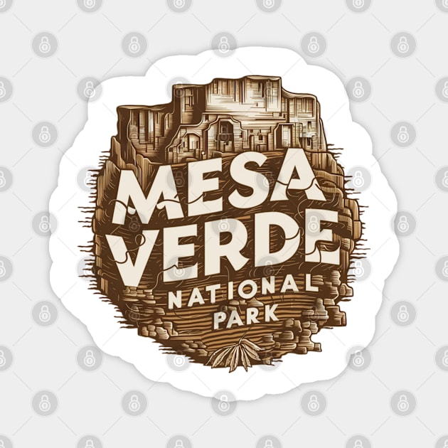 Mesa Verde Magnet by Perspektiva