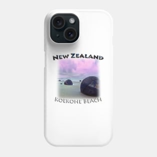 New Zealand - Koekohe Beach, Moeraki Boulders Phone Case