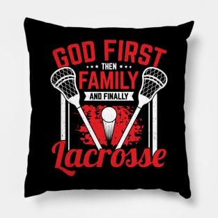 Lacrosse Game Sport Player Coach Gift Pillow