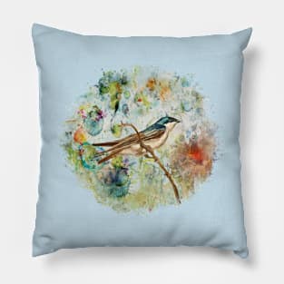 Spring Bluebird Pillow