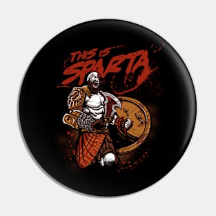 God of Sparta Pin