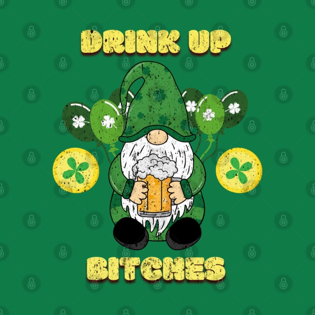 Drink up st patricks by Draw One Last Breath Horror 