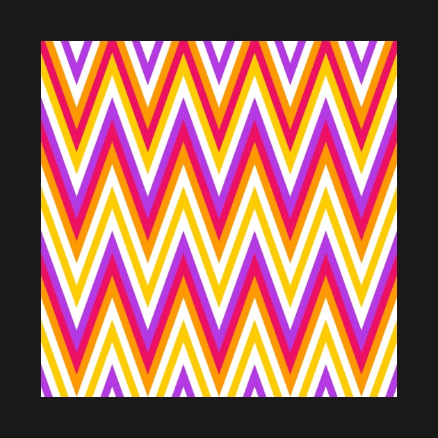 Purple & Orange Stripes by StripePatterns