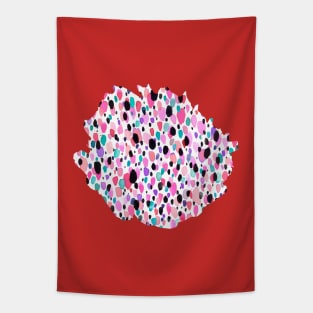 Speckled Lightheart Texture Pink Tapestry