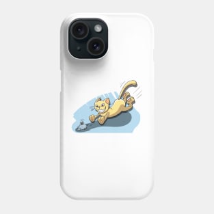 CAT FOLLOWING A MOUSE Funny Kitty Phone Case