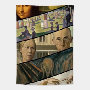 Classic Paintings Mockup Tapestry