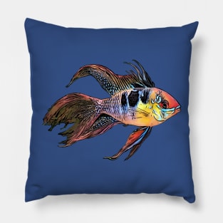 German Blue Ram Cichlid Pillow