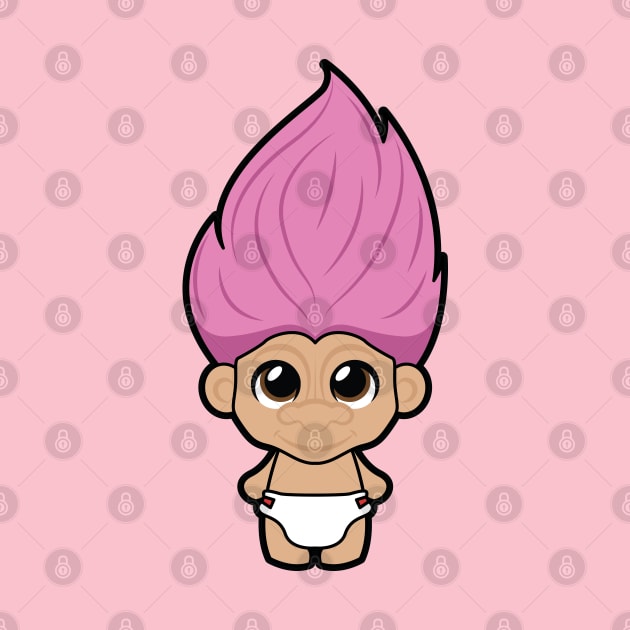 Baby Troll Tooniefied by Tooniefied