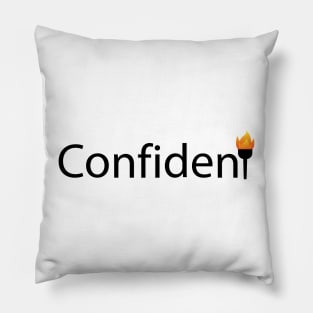 Confident artistic design Pillow