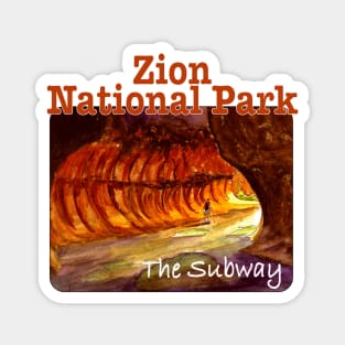 The Subway, Zion National Park Magnet