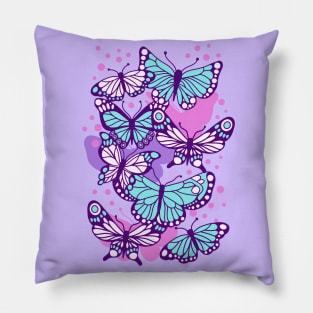 Y2K Butterflies Pillow