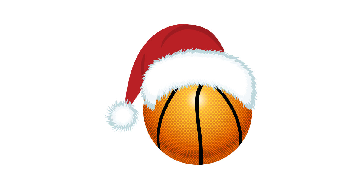 Santa Basketball Christmas - Basketball Christmas - T-Shirt | TeePublic