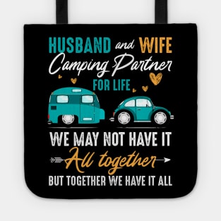 Husband And Wife Camping Tote