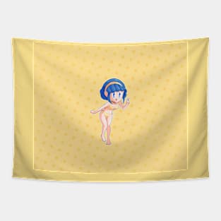 Yellow Bikini Design Tapestry