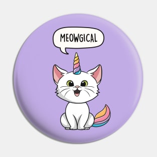 Meowgical Cat Pin