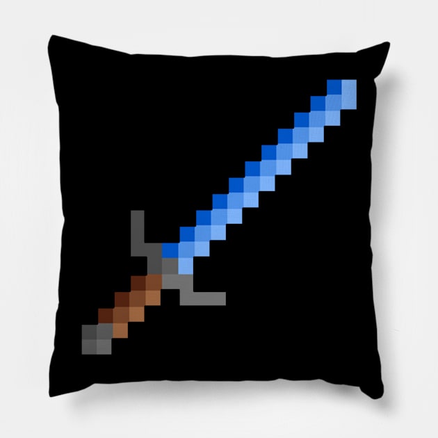 sword diamond Pillow by Mamon